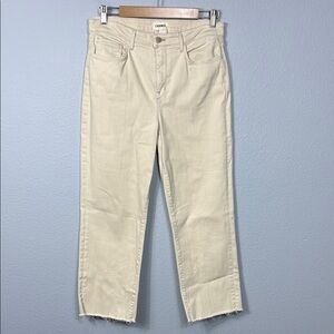 L'AGENCE Wanda Women's Cream Cropped‎ Jeans